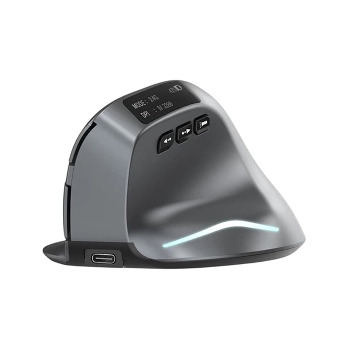 ZELOTES - Mouse Ergonómico Inalambrico Zelotes F-26C Recargable RGB