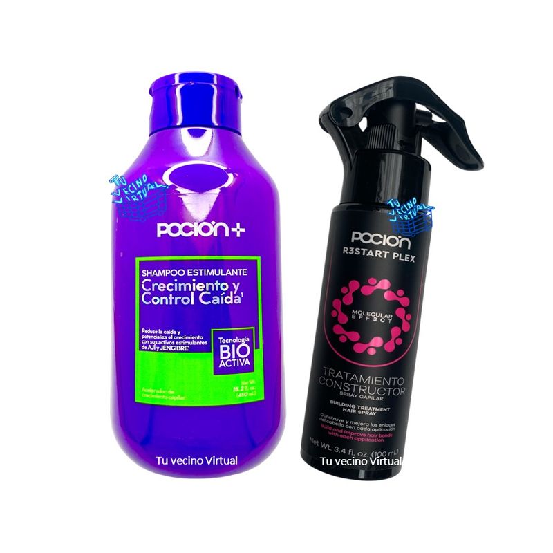 GENERICO - Kit X2 Shampoo Caida La Pocion