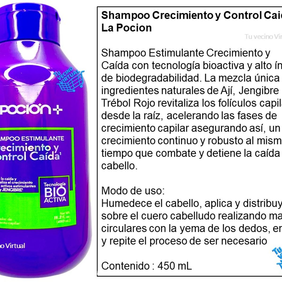 LA POCION - Kit X2 Shampoo Caida La Pocion