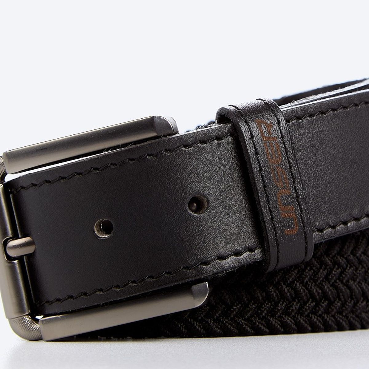 UNSER - Fabian Correa Unicolor En Cuero Trenzada Unser