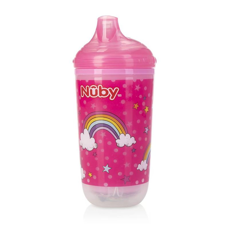 GENERICO - Vaso Boquilla Nuby Iluminado 10 Oz Bebe Rosado