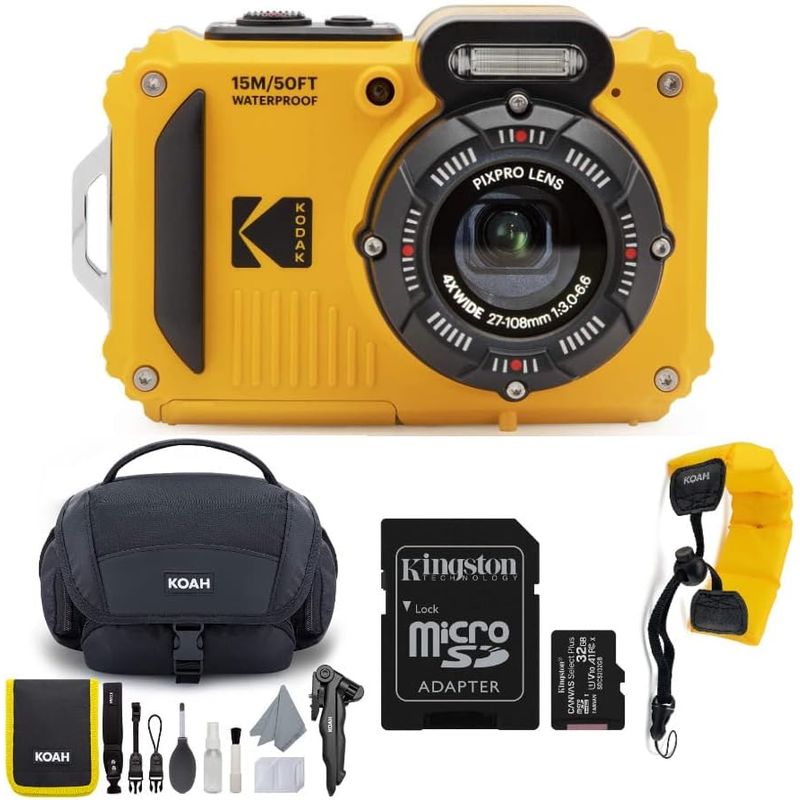 KODAK - Cámara Digital Kodak PIXPRO WPZ2 16MP 4X Zoom Impermeable