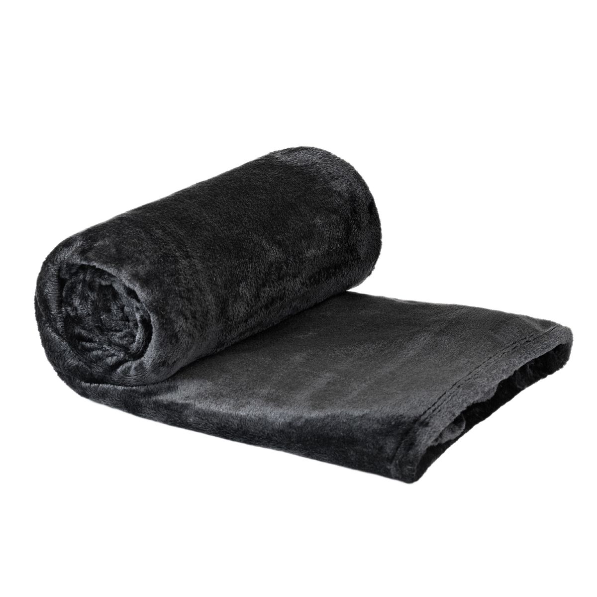 VIANNEY - Cobija Ligera Negro tamaño Frazada Vianney