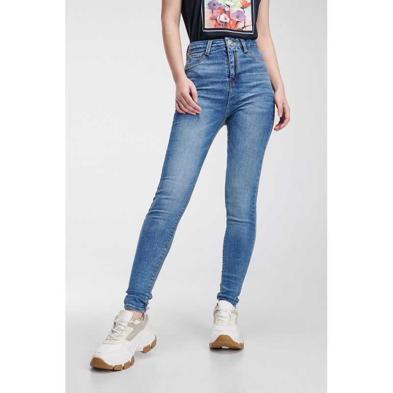 KOAJ - KOAJ Jean jegging azul claro tiro súper alto con ajuste ceñido MUJER