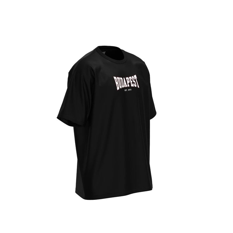 KOAJ - KOAJ Camiseta oversize unicolor cuello redondo con diseÃ±o c HOMBRE