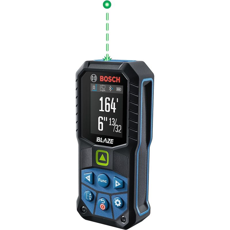 BOSCH - Medidor láser ergonómico inalámbrico con Bluetooth GLM165-27CGL