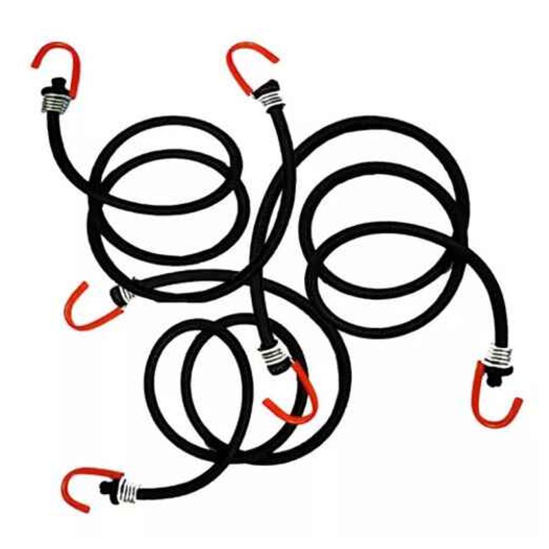 GENERICO - Combo X 3 Pulpos Motos Elástico Amarre 2mt Cuerda Gancho