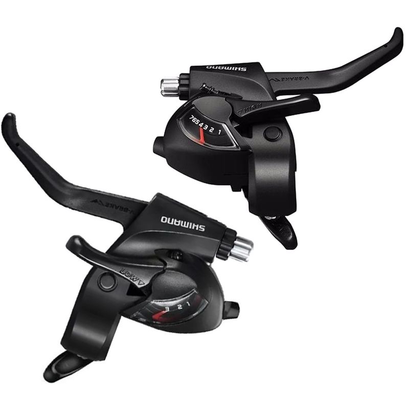 SHIMANO - Palanca Shimano Integrada Freno/cambio 7 V Ef41 Tourney Par