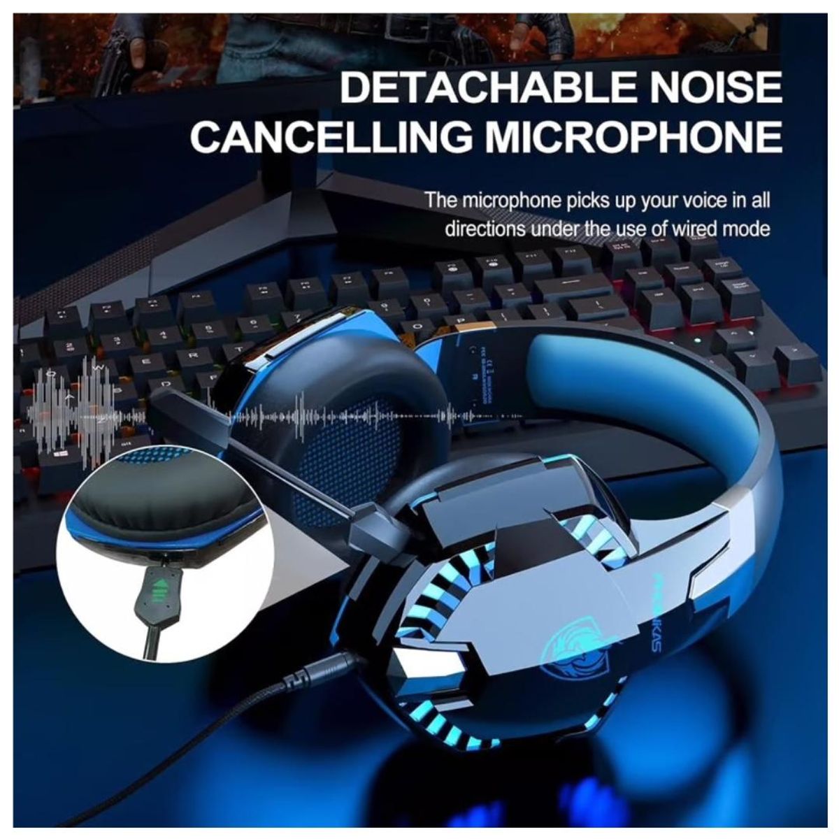 AMERICAN GENERICS - Audífonos Gamer Bluetooth Inalambricos G2000 Pro Phoinikas