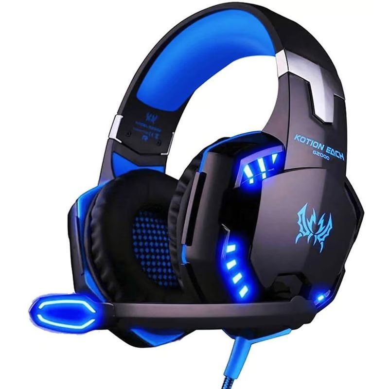 AMERICAN GENERICS - Audífonos Gamer Luz Usb Con Micrófono Adaptador Jack G2000