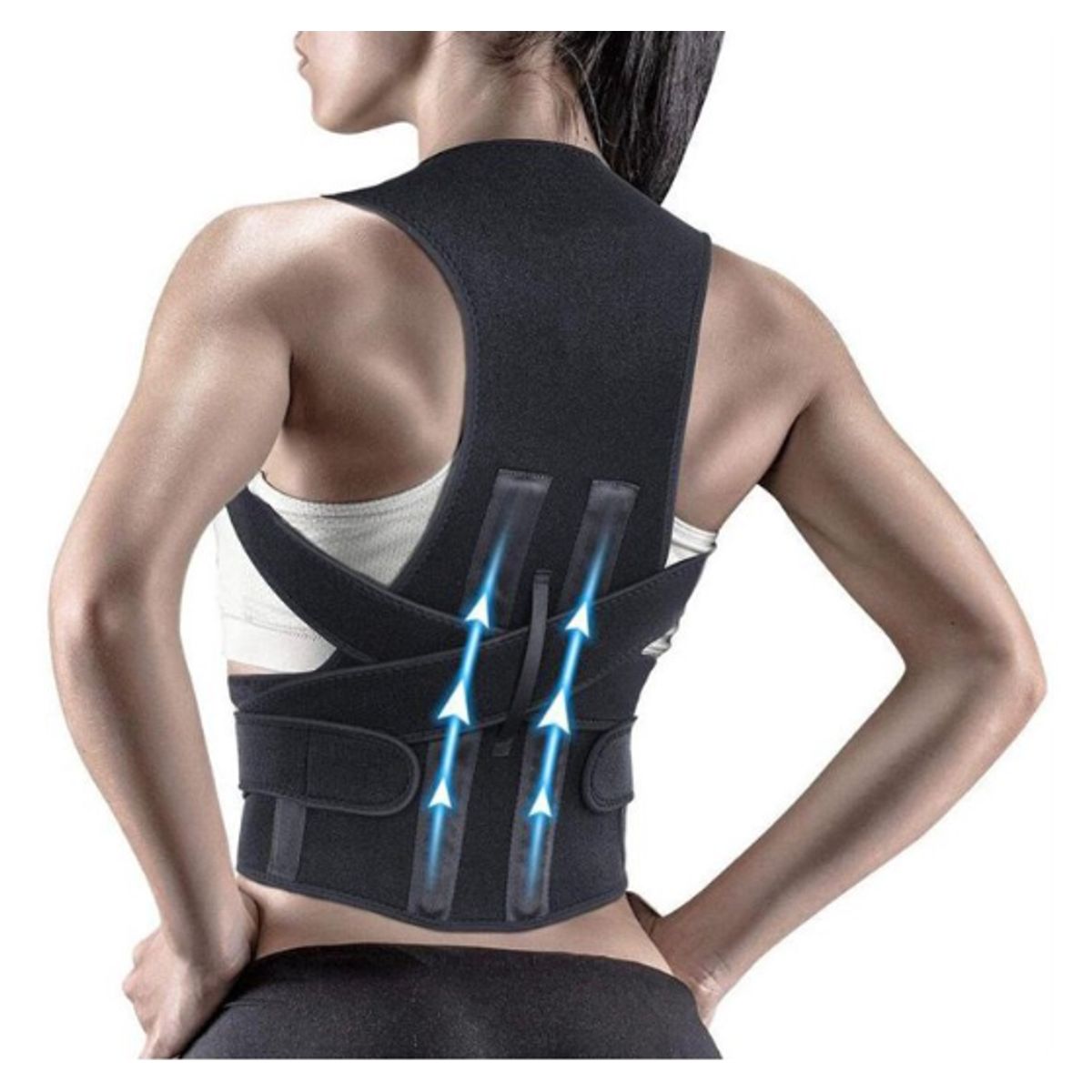GENERICO - Corrector De Postura Unisex Talla S Ajustable