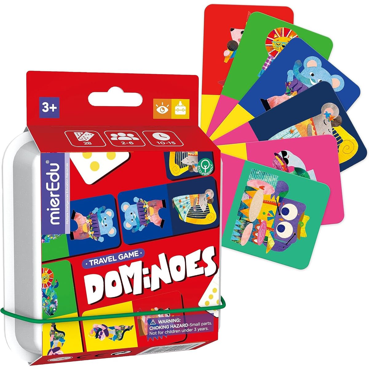 GENERICO - JUEGO DE DOMINÓ PARA NIÑOS Y NIÑAS - TRADICIONAL - ANIMALES