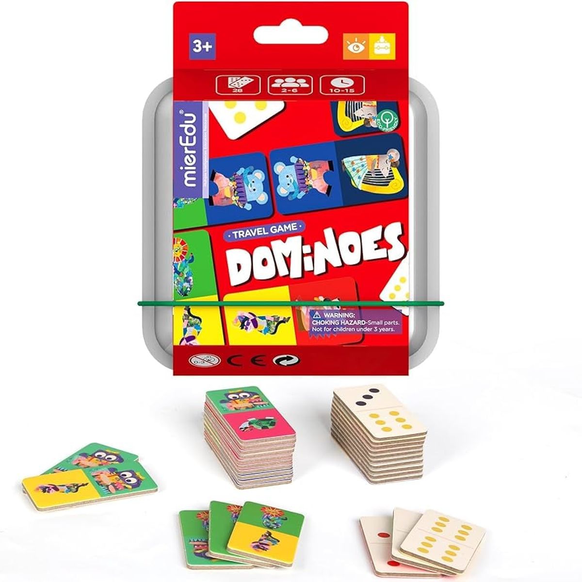 GENERICO - JUEGO DE DOMINÓ PARA NIÑOS Y NIÑAS - TRADICIONAL - ANIMALES