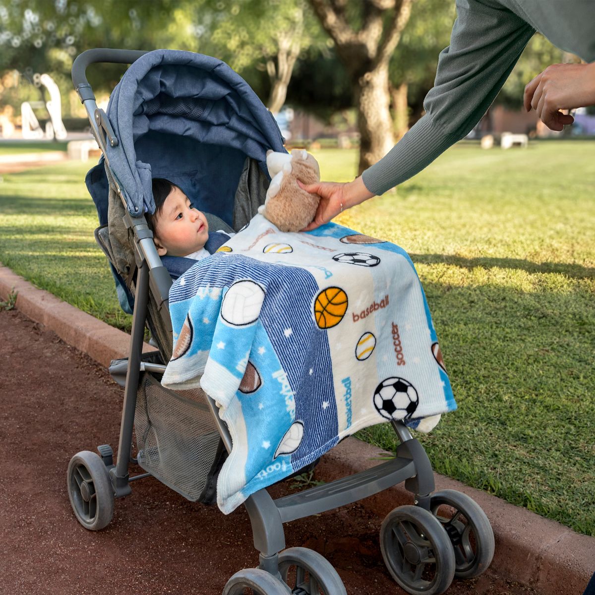 VIANNEY - Cobija Baby Ligera Pelotas talla Carriola Vianney