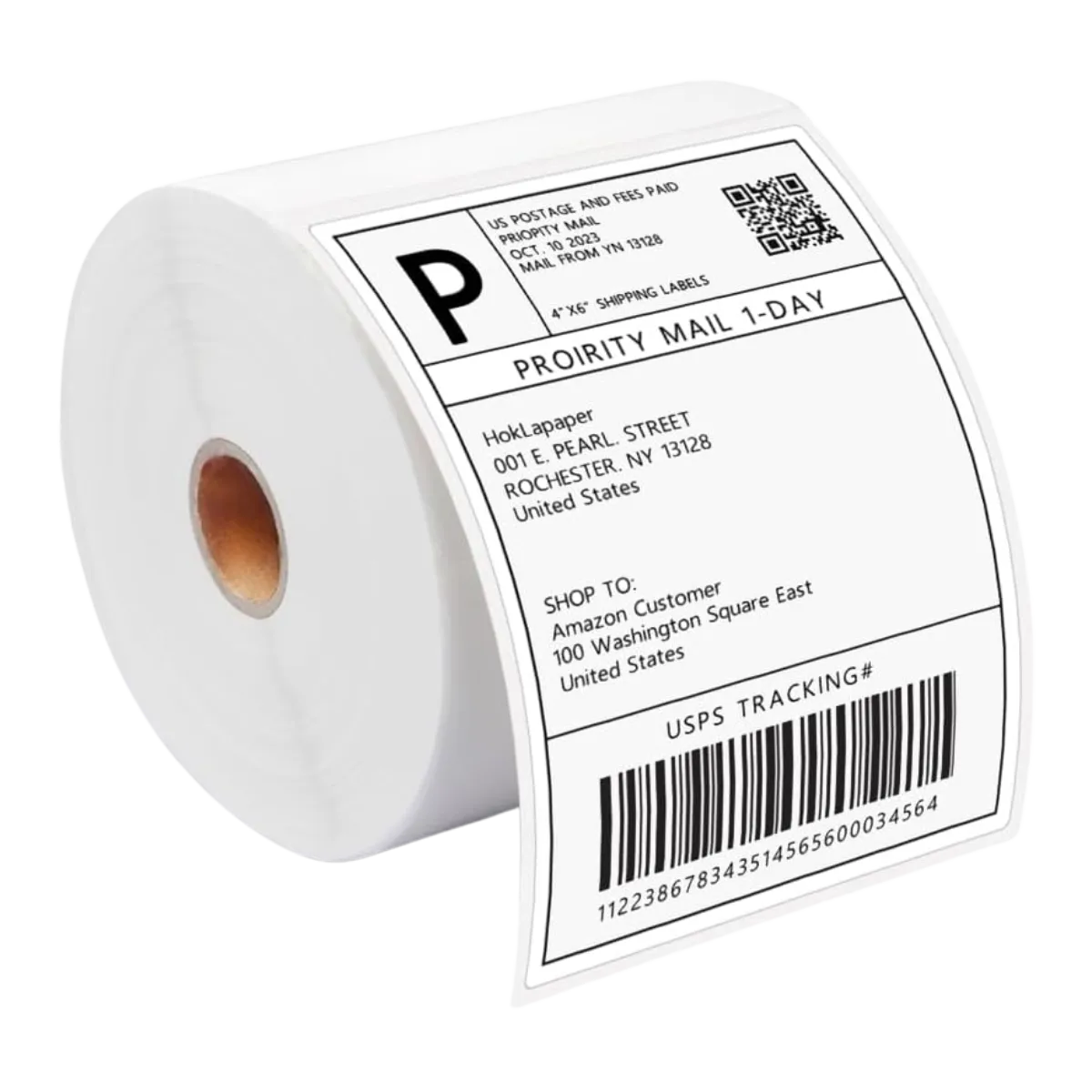 GENERICO - Rollo Etiquetas Adhesivas 100x150mm x500  Ideal para Envíos