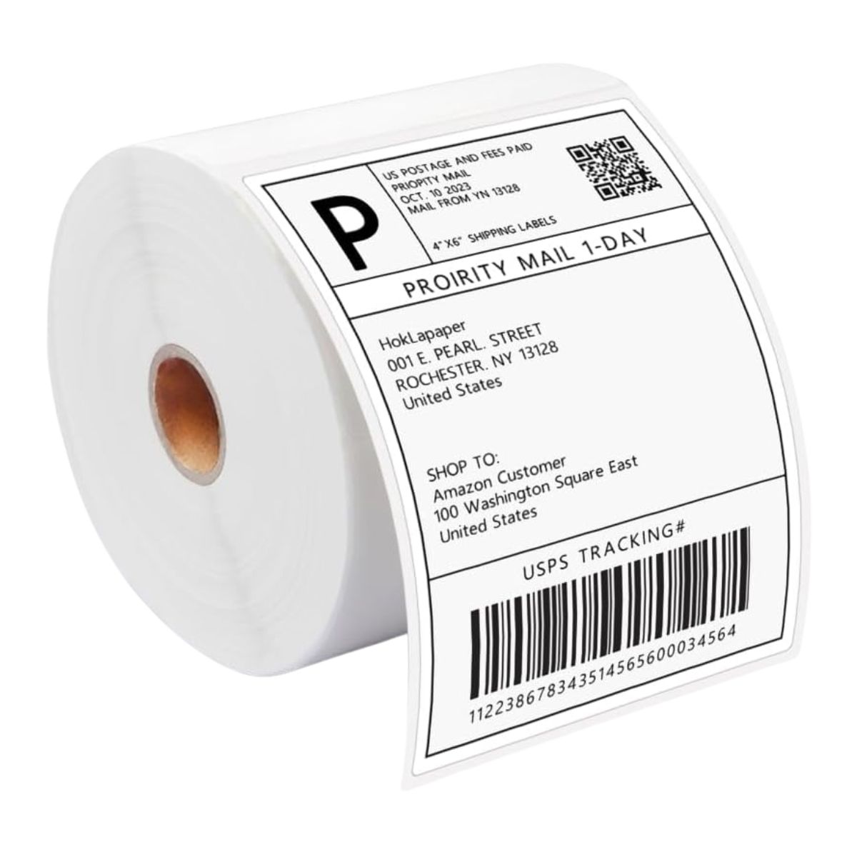 GENERICO - Rollo Etiquetas Adhesivas 100x150mm x500  Ideal para Envíos