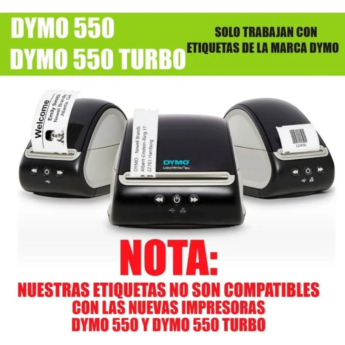 GENERICO - Rollo Etiquetas Adhesivas 100x150mm x500  Ideal para Envíos