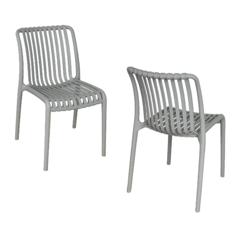 GENERICO - Silla PP Bistro Base Gris