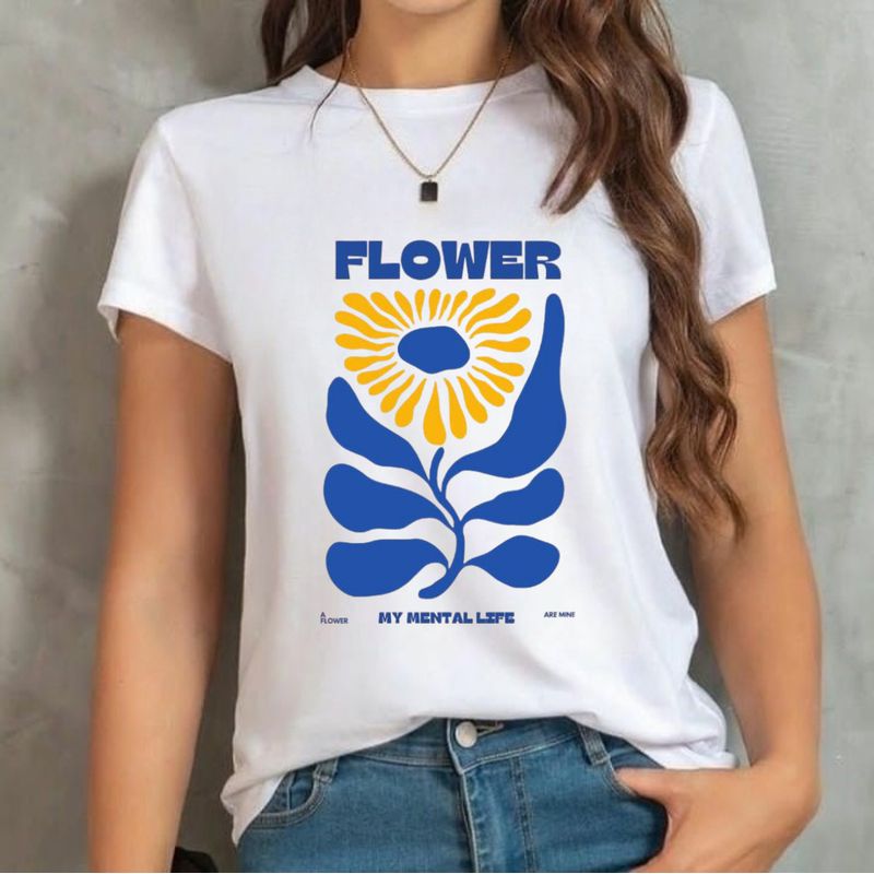 ISMI - Camiseta Mujer Manga Corta Poli Algodón Ismi