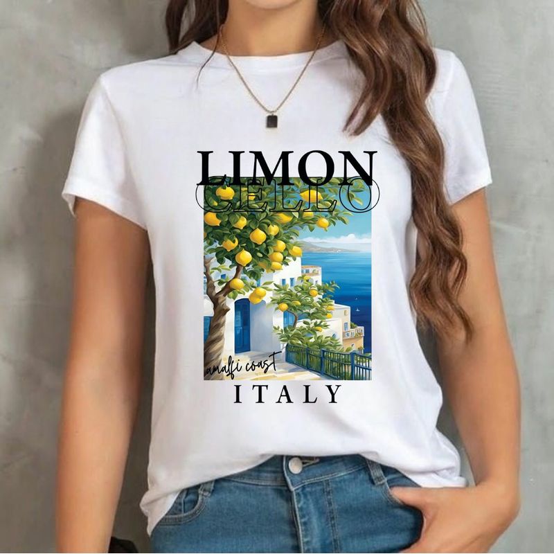 ISMI - Camiseta Mujer Manga Corta Poli Algodón Ismi