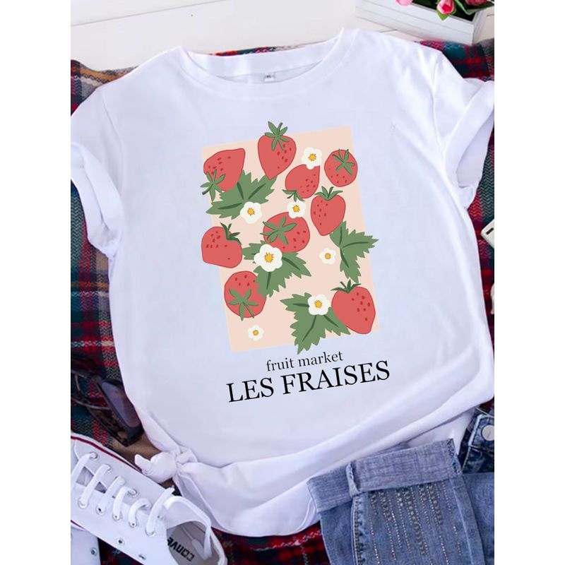 ISMI - Camiseta Mujer Manga Corta Poli Algodón Ismi