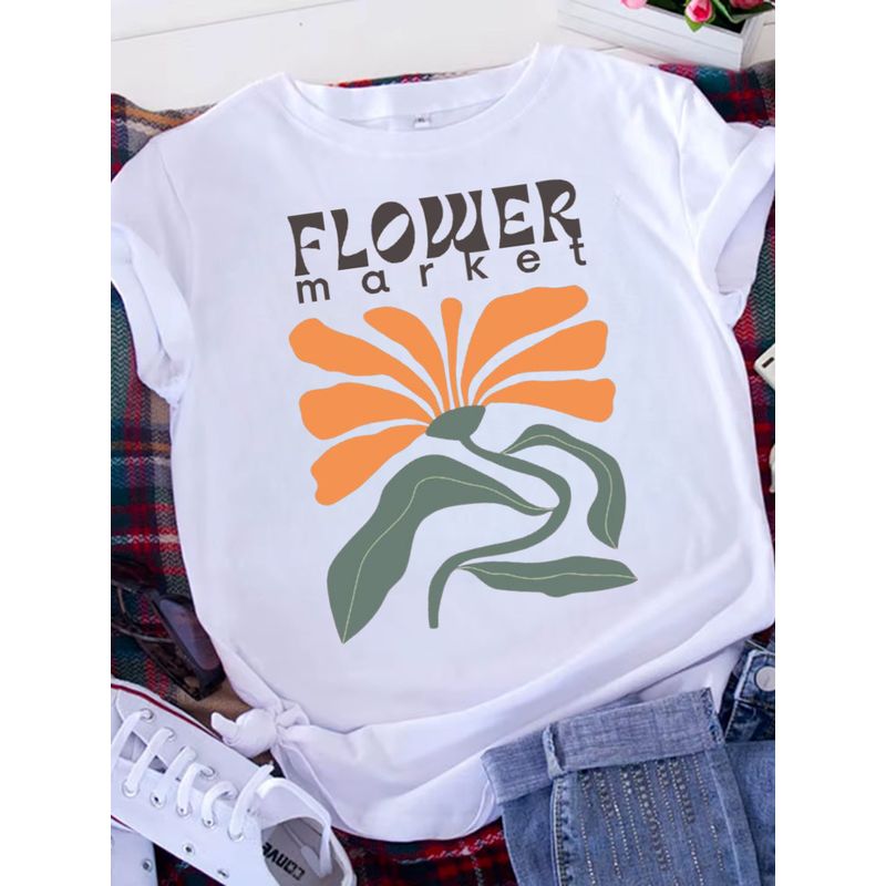 ISMI - Camiseta Mujer Manga Corta Poli Algodón Ismi