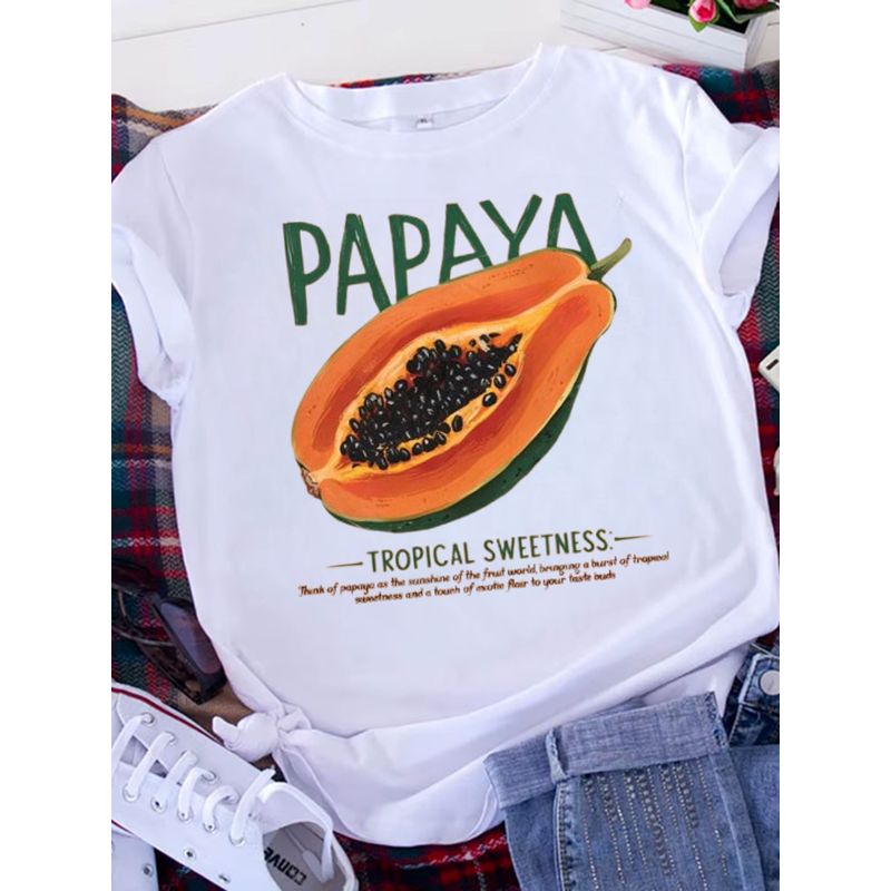 ISMI - Camiseta Mujer Con Estilo Manga Corta Armonía Natural