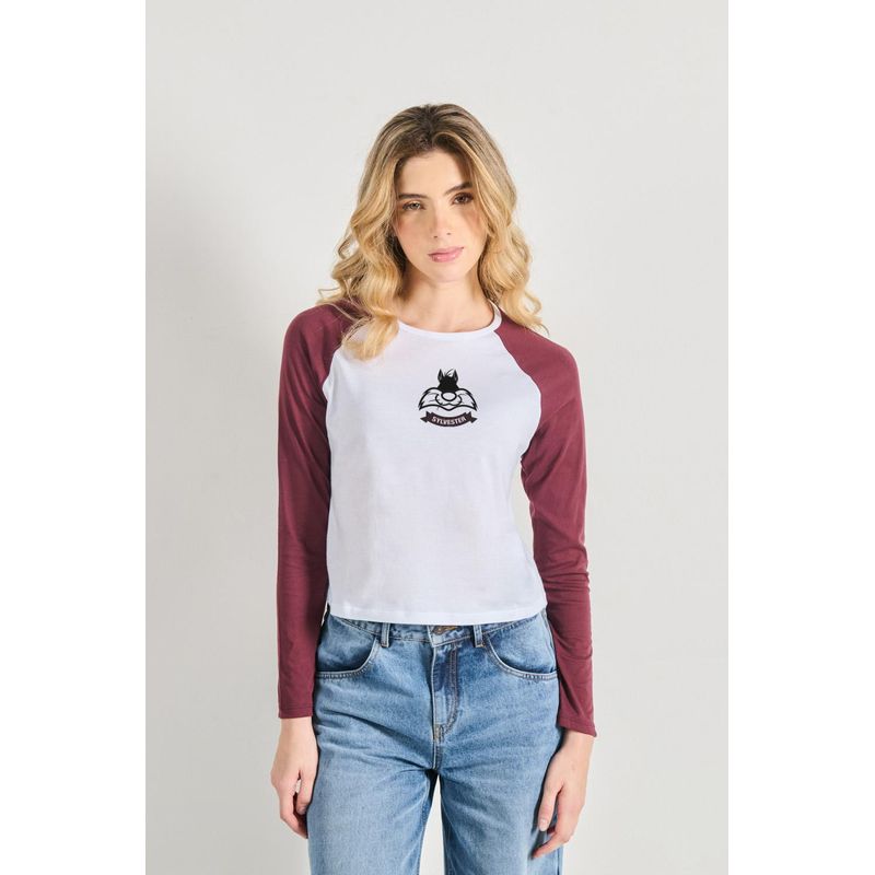 KOAJ - KOAJ Camiseta ranglan manga larga de Sylvester MUJER