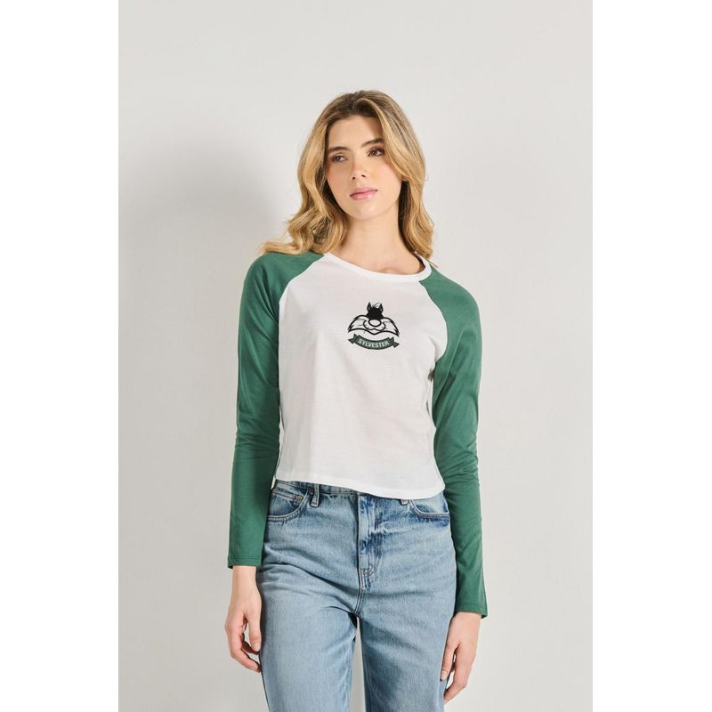 KOAJ - KOAJ Camiseta ranglan manga larga de Sylvester MUJER