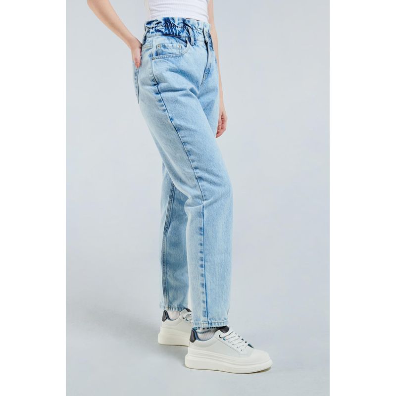 KOAJ - KOAJ Pantalon jean paper bag MUJER