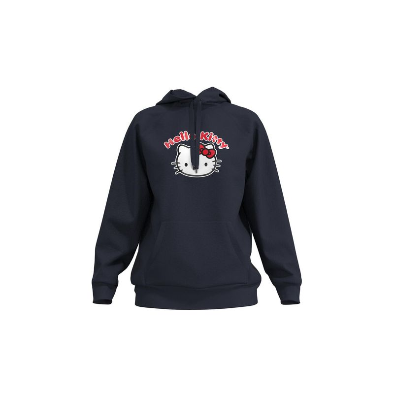 KOAJ - KOAJ Buzo unicolor con diseÃ±o de Hello Kitty, manga ranglan MUJER