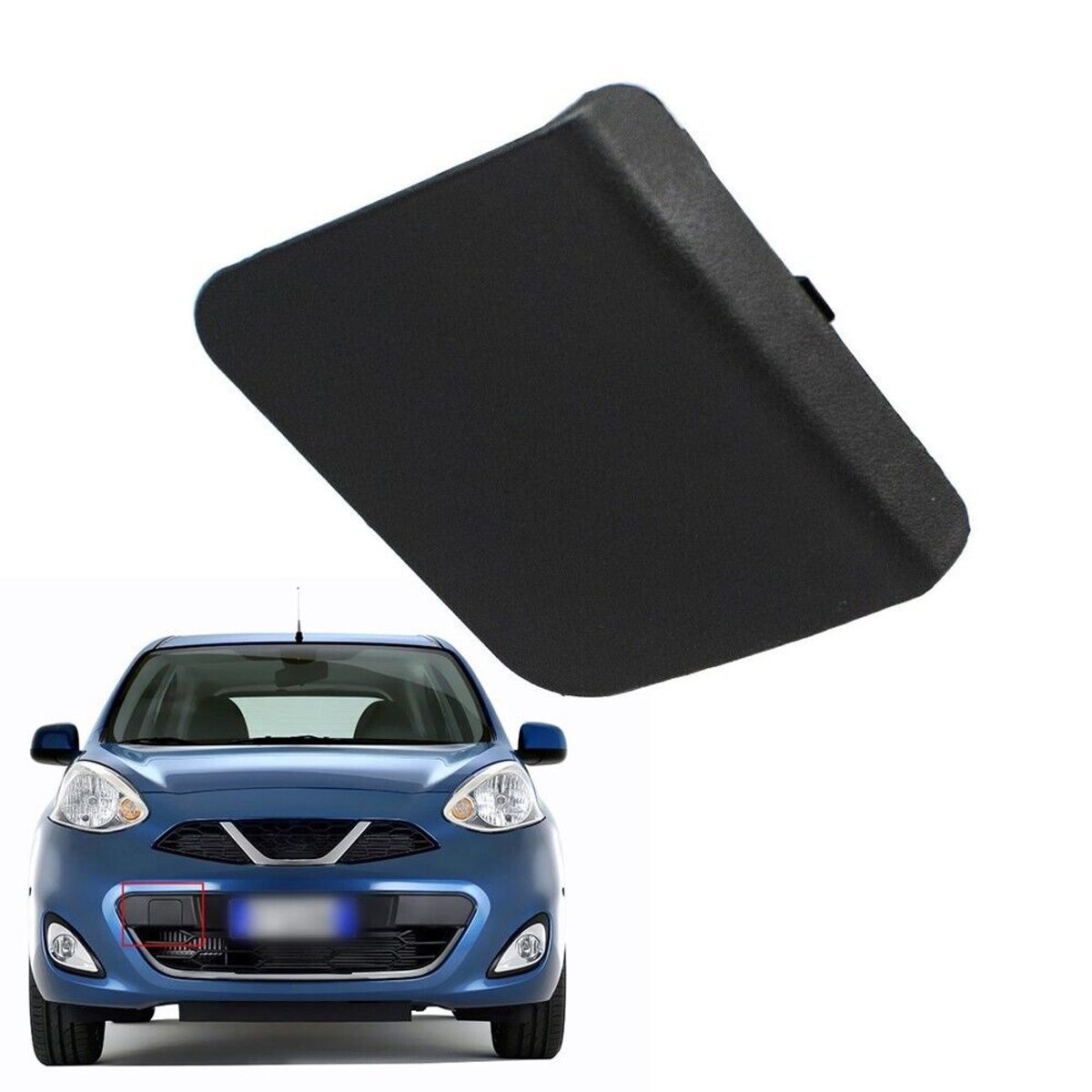 GENERICO - accesorios nissan march tapa bomper delantero lado derecho