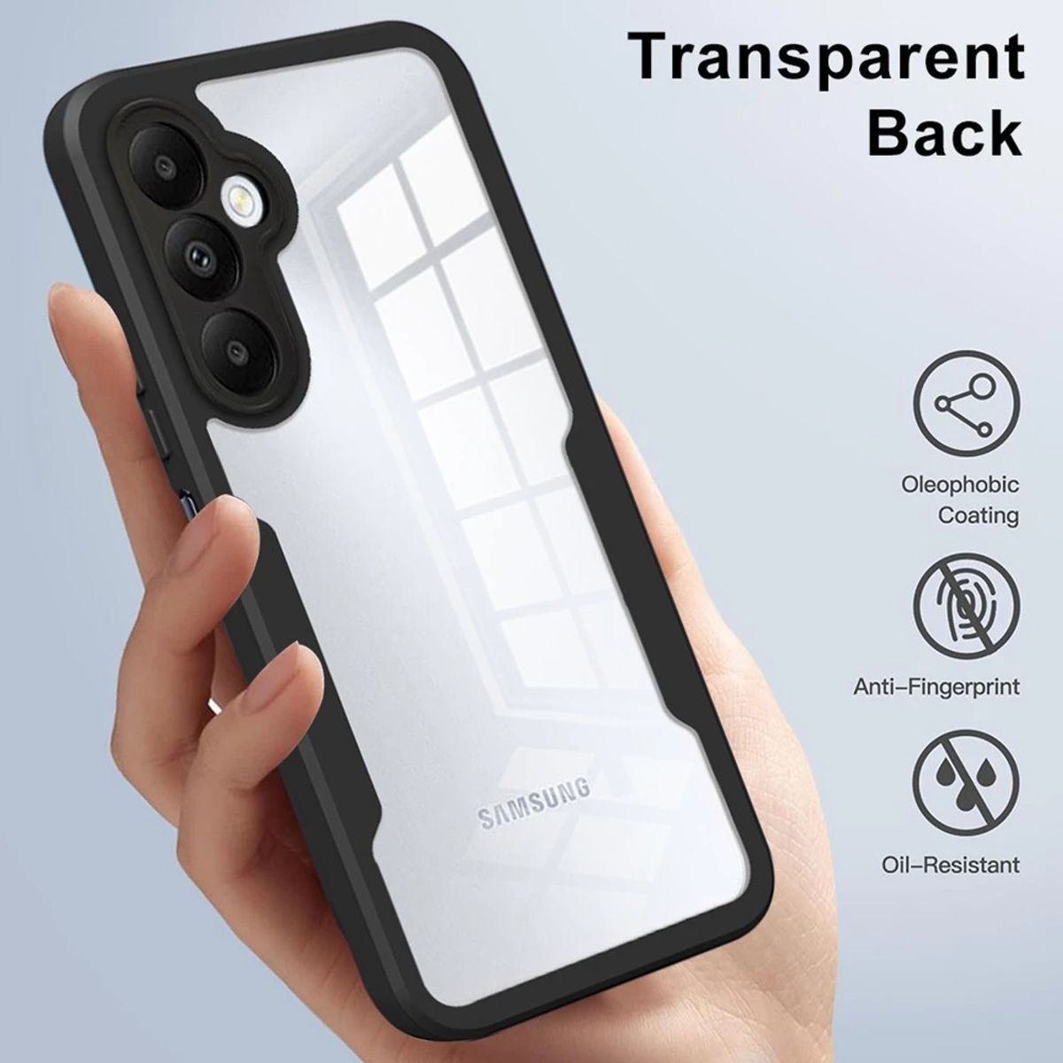 GENERICO - Estuche Protector Case Funda 2 En 1 Full 360 Para Samsung A55 Lila