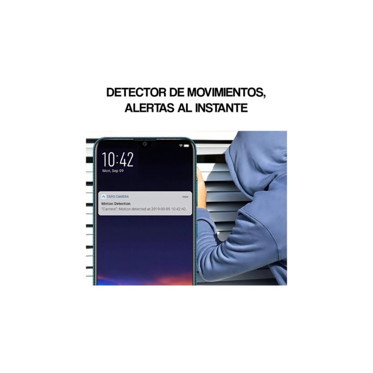 TP LINK - Cámara robótica TP-Link Tapo C200 2MP PT Wi-Fi Detección de Movimiento