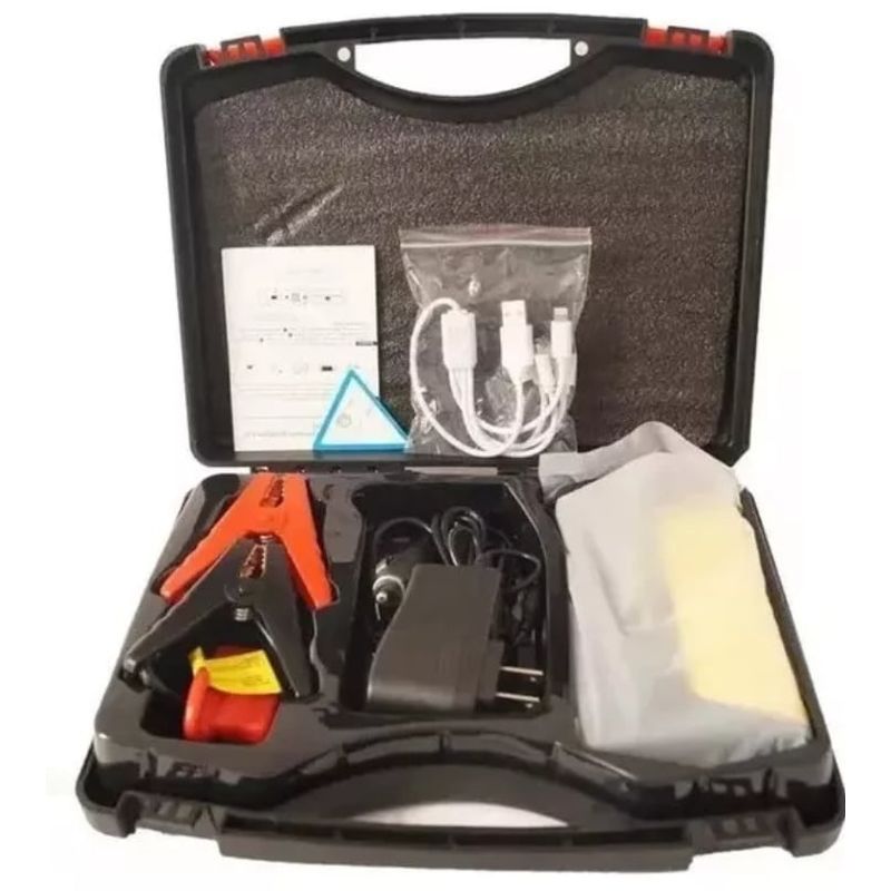 GENERICO - Batería Repuesto Emergencia Iniciador Auto Moto + Estuche