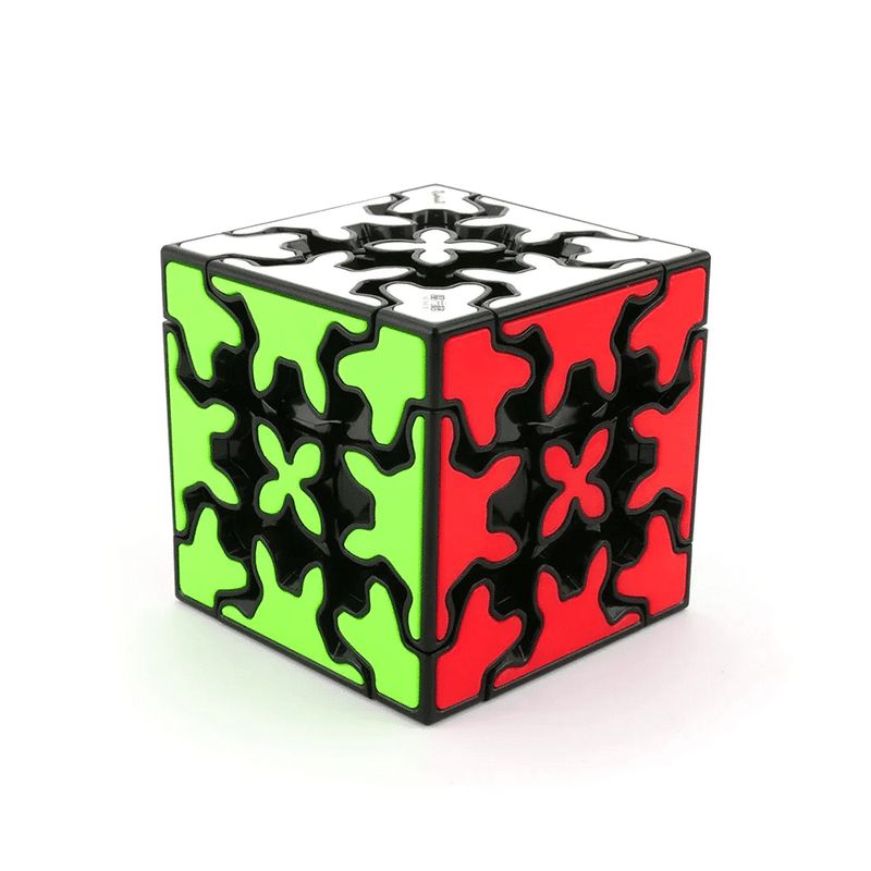 GENERICO - Cubo Rubik Speed Qiyi Engranes Negro Gear 3×3