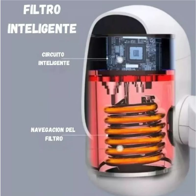 GENERICO - FILTRO DE AGUA CALENTADOR ELECTRONICO INSTANTANEO PARA GRIFO