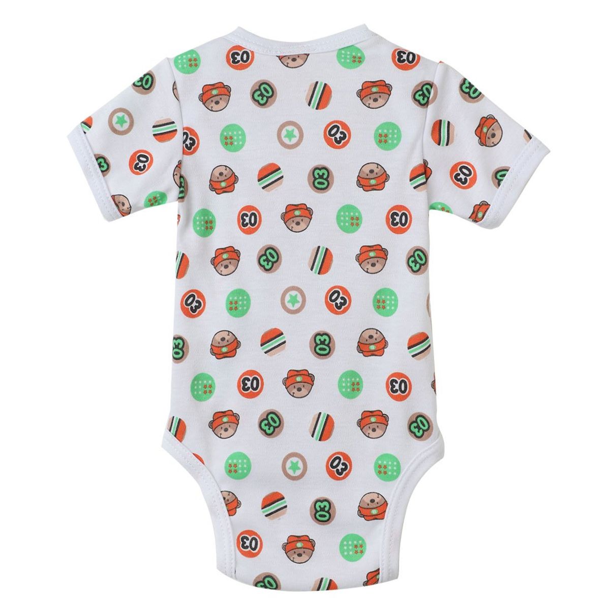 SANTANA - Body Bebé Manga Corta Niño Verde Medio