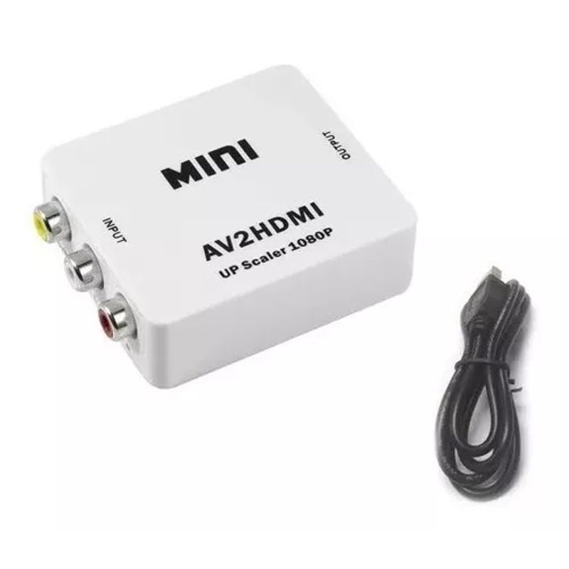 GENERICO - Convertidor Rca A Hdmi Blanco