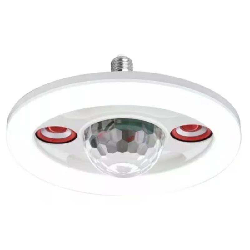 AMERICAN GENERICS - Lampara Rgb Musical Bluetooth Doble Parlante 36w