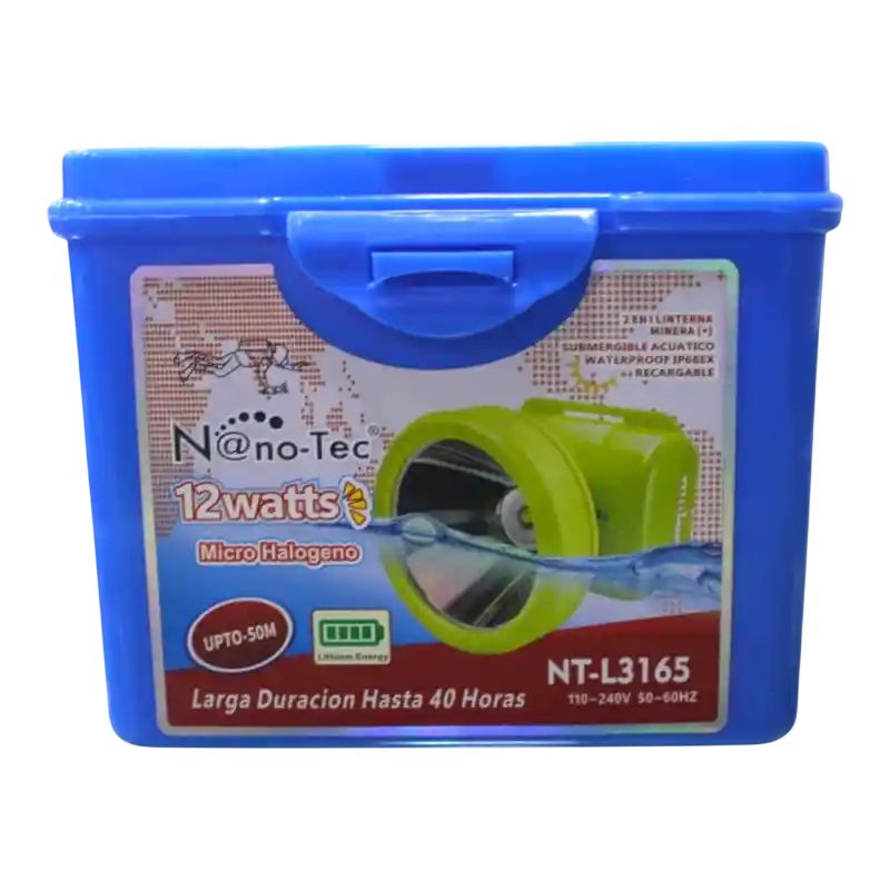GENERICO - Linterna Minera Acuática Nanotec NT-L3165