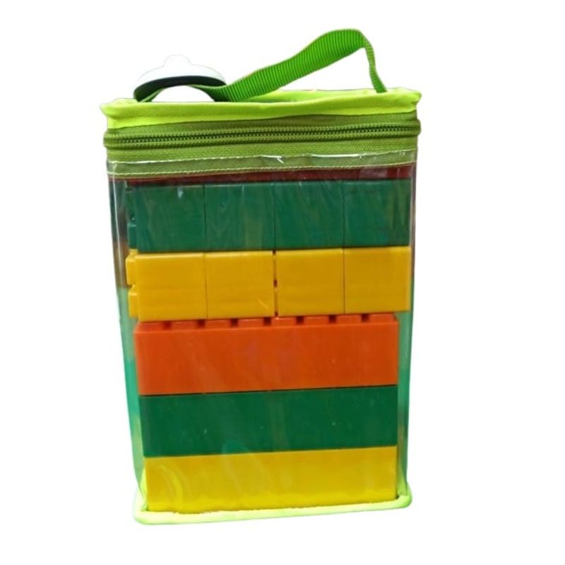 JUGANDO Y EDUCANDO - Juego Mega Bloques Construcción 47 Piezas Para Niños