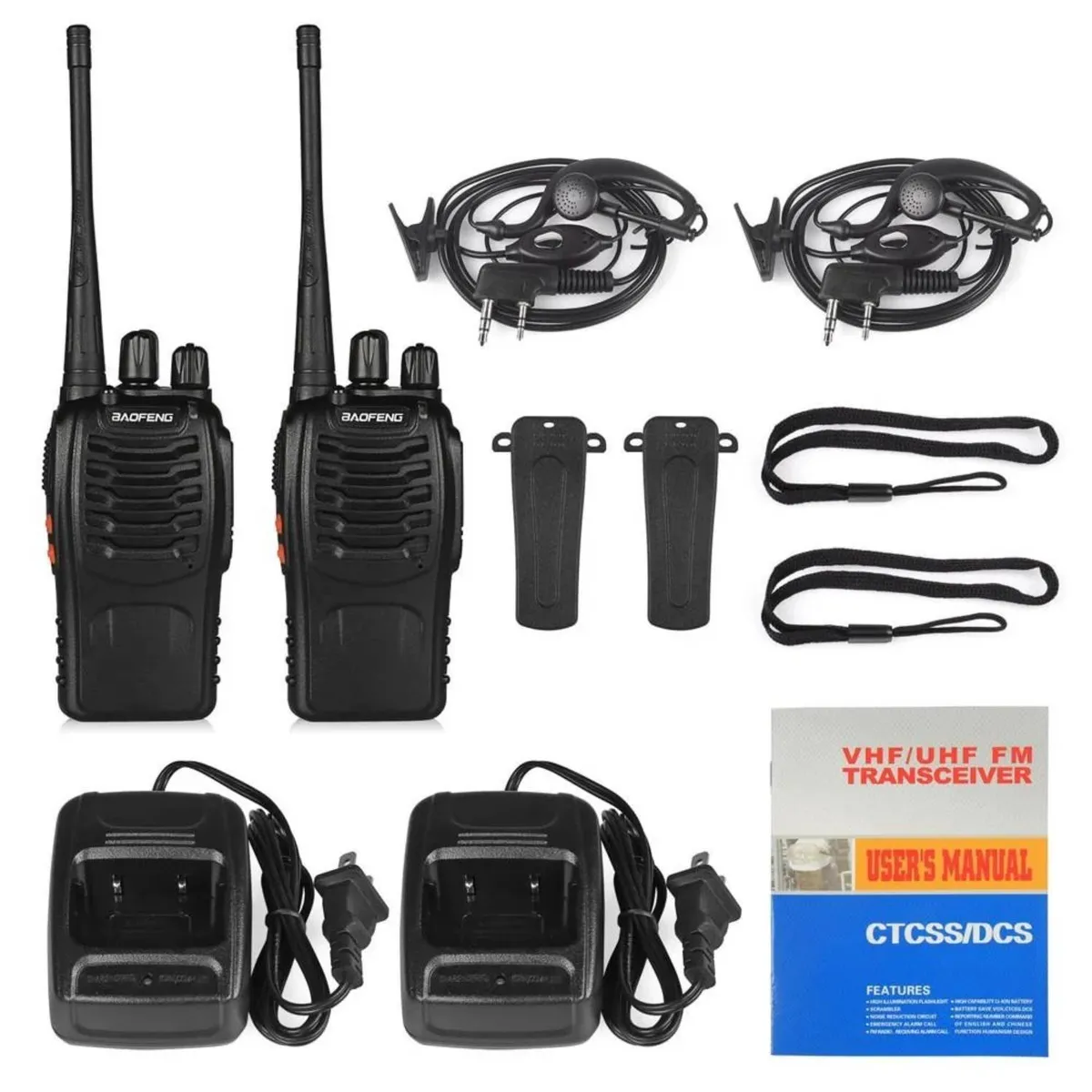 BAOFENG - Radio Bidireccional Largo Alcance 16 Canales Bf -888S Baofeng
