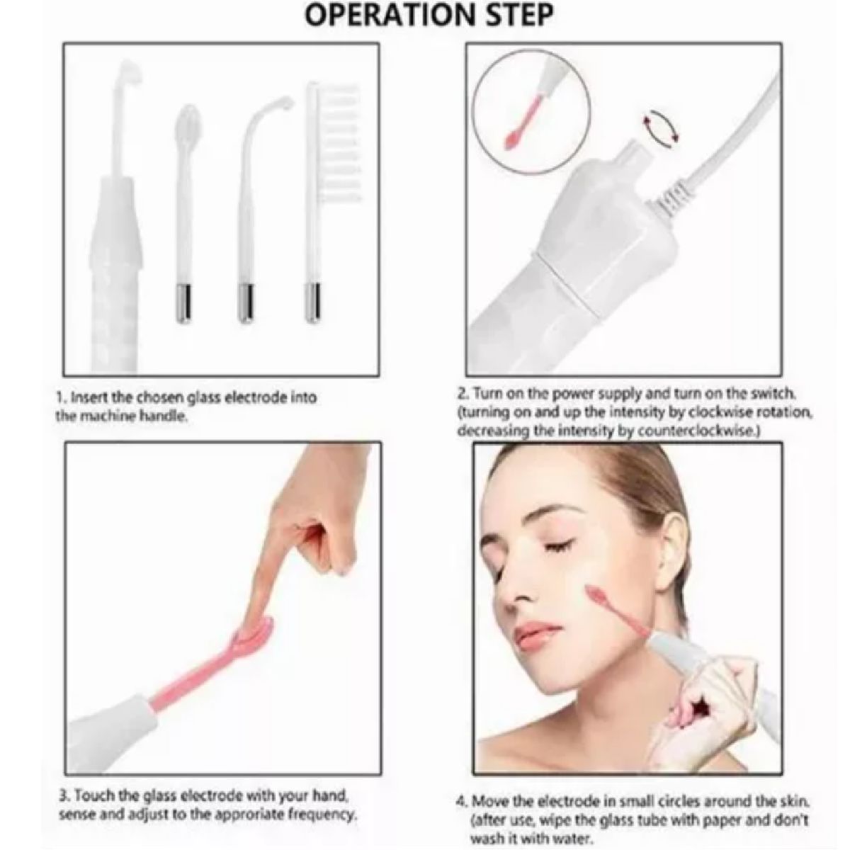 GENERICO - ELECTROTERAPIA FACIAL DE ALTA FRECUENCIA