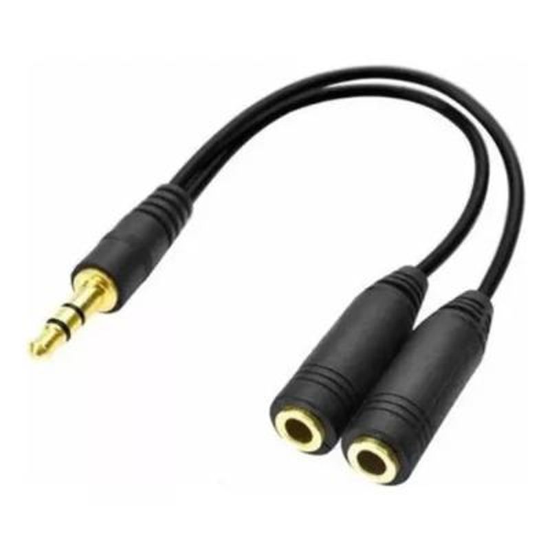 GENERICO - Divisor Audio Auriculares Cable Extensión Audio Estéreo 35m