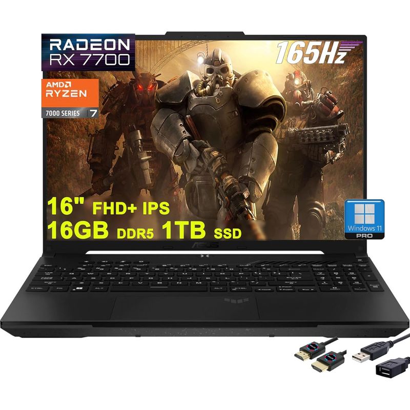 ASUS - Laptop ASUS TUF Gaming A16 - Ryzen 7, 16GB, RX7700S