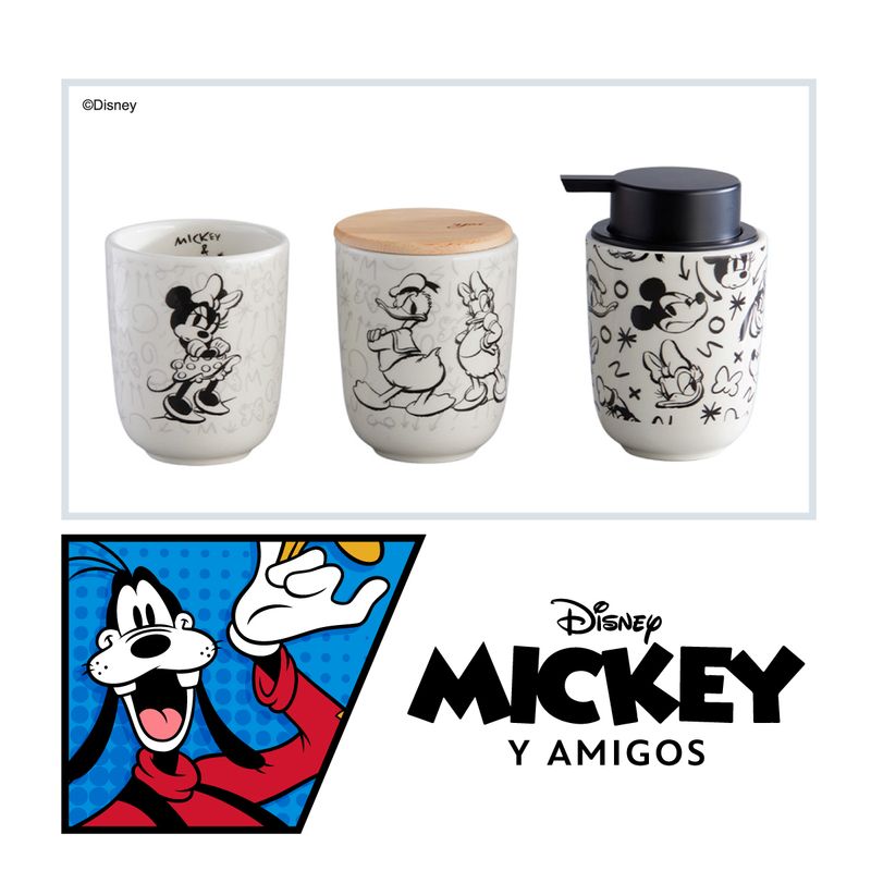 CORONA - Set de Baño 3 Piezas Mickey and Friends Disney
