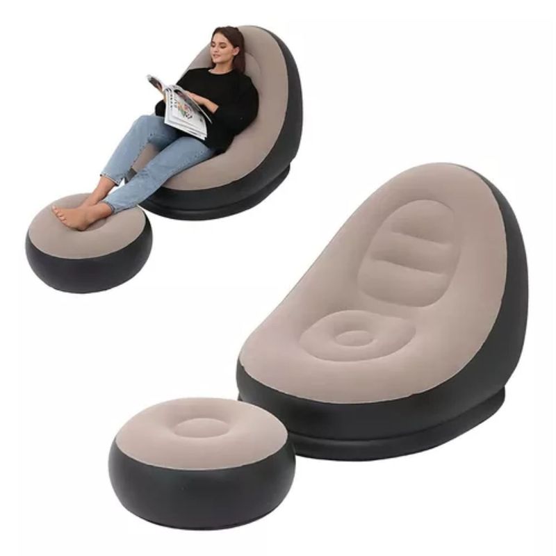 GENERICO - Silla De Descanso Inflable Sofá Plegable Porta