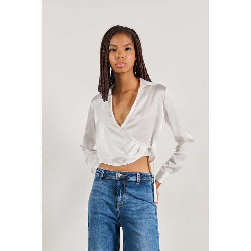 KOAJ - KOAJ BLUSA KOAJ  CRUZADA CAMISERA 623