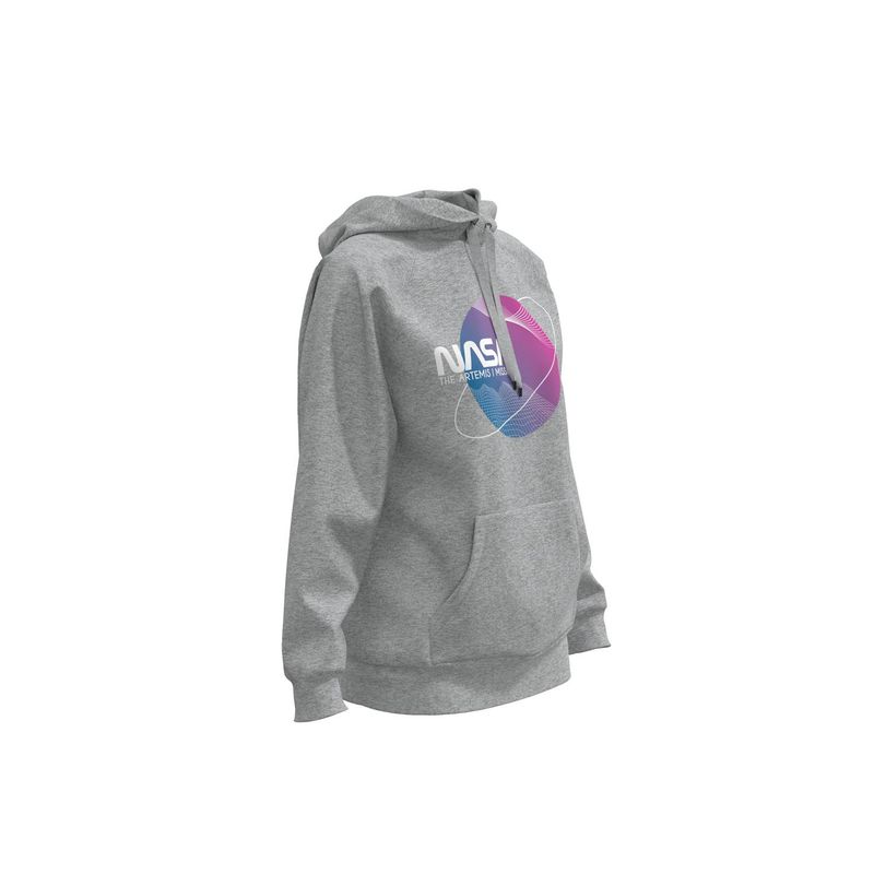 KOAJ - KOAJ Buzo unicolor con diseÃ±o de NASA, capota y bolsillo MUJER